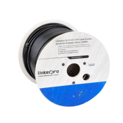 Compra Linkedpro Bobina De Cable Cat E Utp Metros Negro Ep Cat E