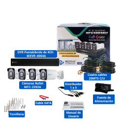 Compra Meriva Technology Kit De Vigilancia Mfc Kit C Maras