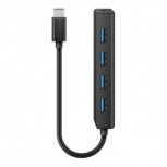 Steren Hub USB C Macho 4x USB A Hembra 5000Mbit S Negro USB 5260