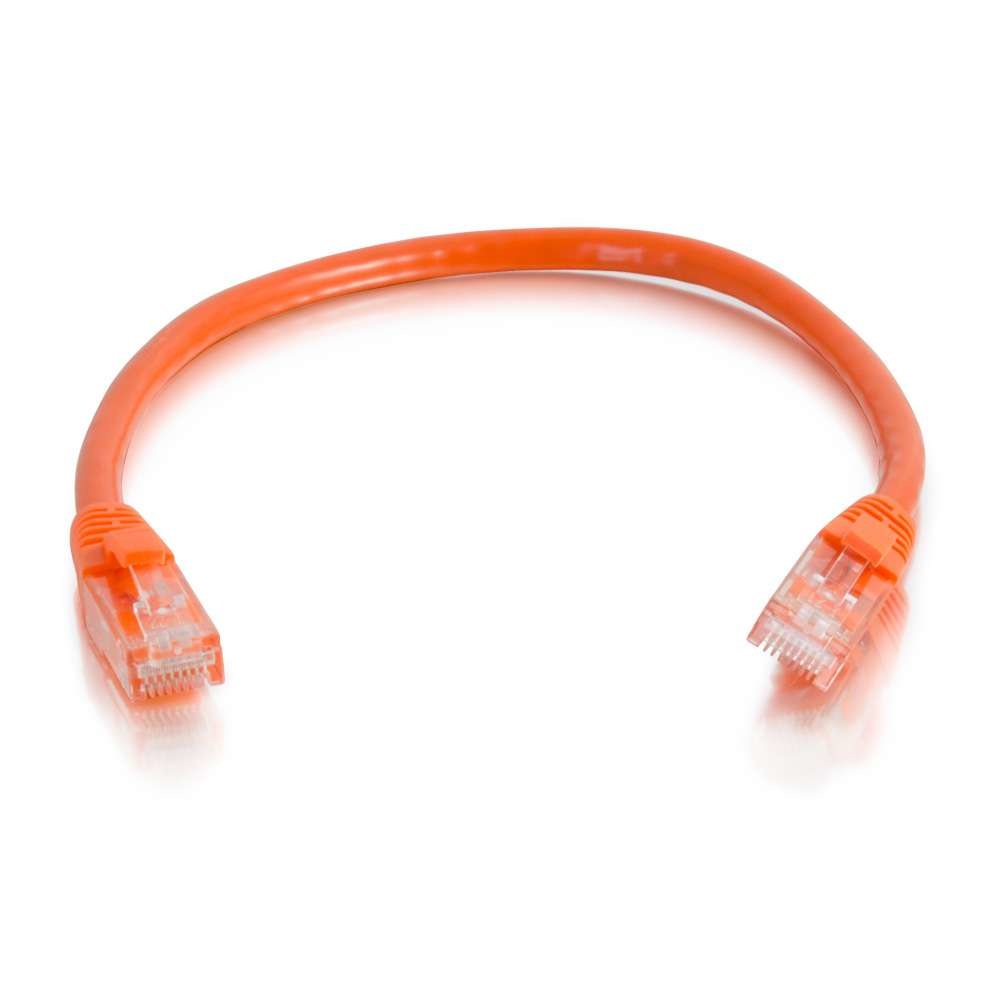 C2G Cable Patch Cat5e UTP Sin Enganches RJ 45 15cm Naranja 00937