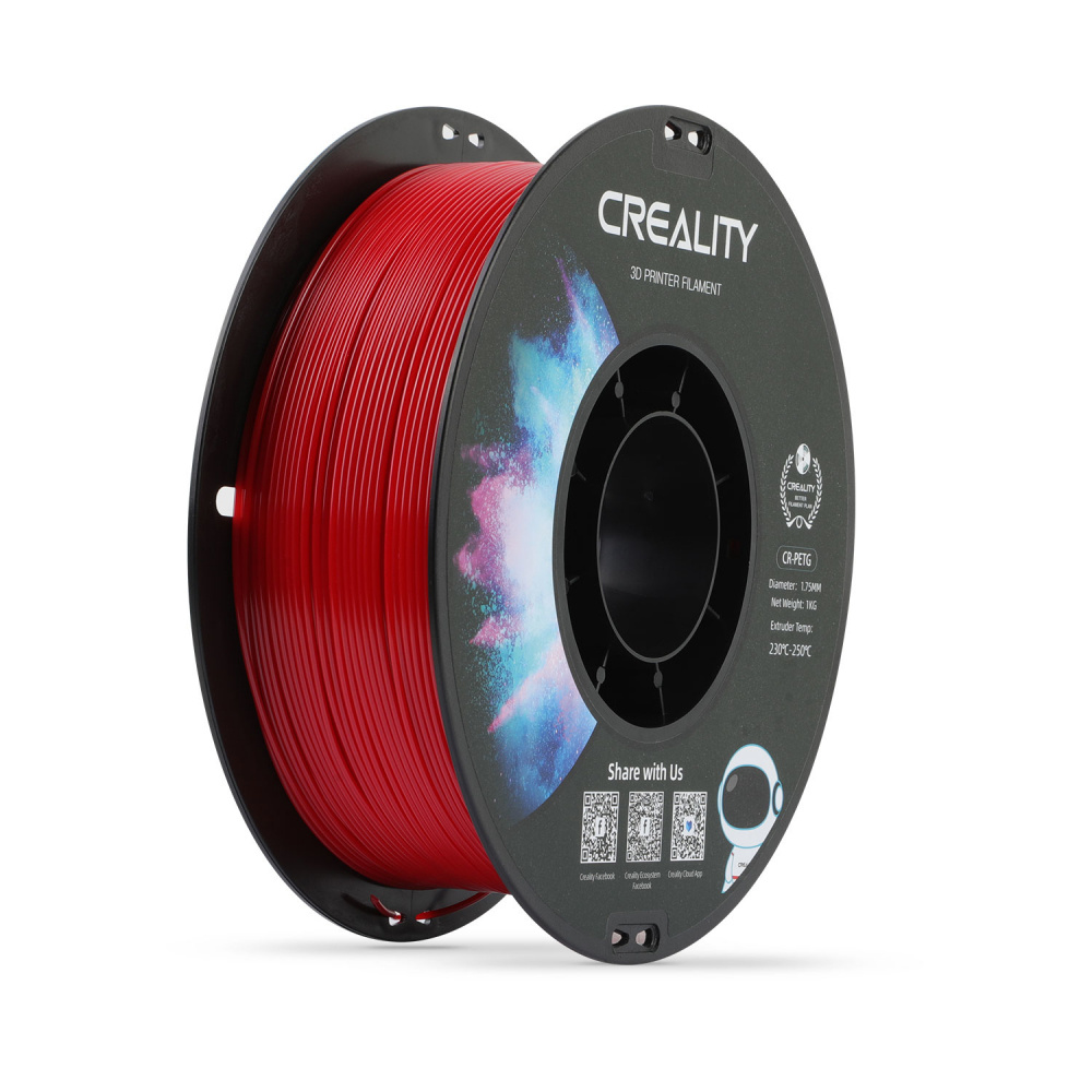 Compra Creality Bobina De Filamento PETG 1 75mm 1Kg Rojo 3301030038