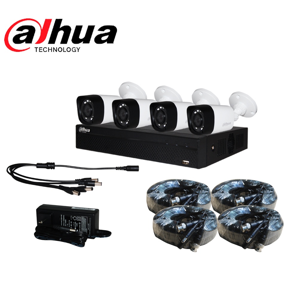 Compra Dahua Kit Vigilancia 4 Cámaras CCTV Bullet Grabadora