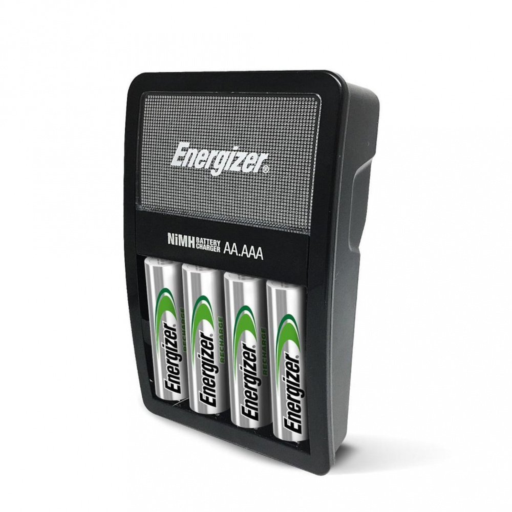 Energizer Cargador Maxi Para 4 Pilas AA AAA Incluye 2 Pilas AA 4