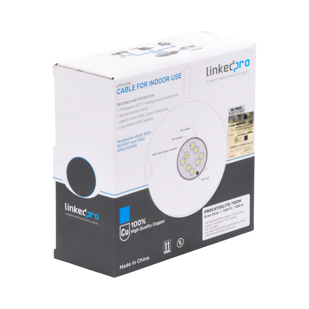 Compra Linkedpro Bobina De Cable Cat E Utp Metros Pro Cat E Lite