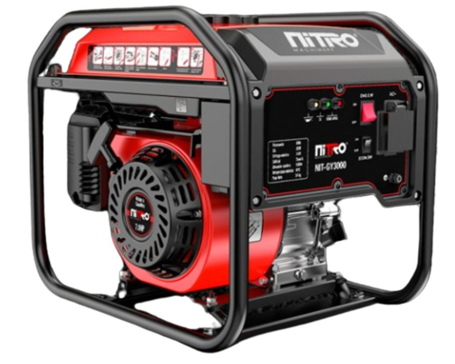 Compra Nitro Generador De Gasolina 3000W 110V 8 Litros NIT GY3000