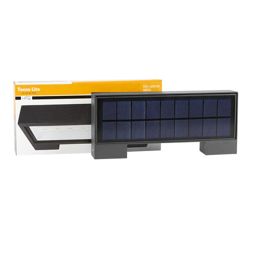 Compra Tecnolite L Mpara Led Solar Para Pared Abou W Sol Led