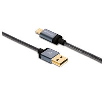 Compra Verbatim Cable Usb A Macho Micro Usb B M Negro Plata