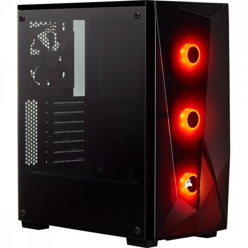 Gabinete Corsair SPEC-DELTA RGB con Ventana, Midi-Tower, ATX/Micro-ATX/Mini-ITX, USB 3.0 , sin Fuente, Negro