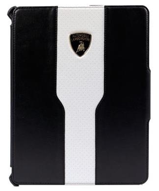 Ginga Funda Carpeta para iPad 2, Negro/Blanco, Lamborghini CEL-LBT0001 |  