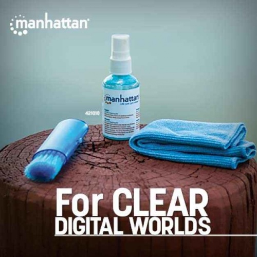 Manhattan Kit de Limpieza para PC y Pantalla 421010 