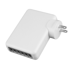 4XEM Cargador de Pared 4XUSBCHARGER6, 5V, 6x USB 2.0, Blanco 