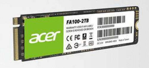 SSD Acer FA100 NVMe, 1TB, PCI Express 3.0, M.2 ― Abierto 