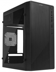 Gabinete Acteck Kioto GC220 con Ventana Micro Tower, Micro ATX/Mini-ITX, USB 2.0, con Fuente 500W, sin Ventiladores Instalados, Negro ― Postes del front panel rotos. 