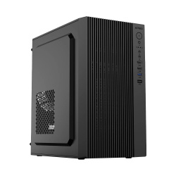 Gabinete Acteck Zenith GI656, Mini Tower, Micro-ATX, USB 3.0, con Fuente 500W, 1 Ventilador Instalado, Negro 