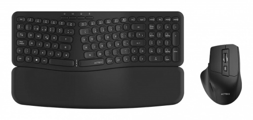 Kit de Teclado y Mouse Acteck Creator Ultra Confort MK650, Inalámbrico, USB, Negro (Español) 