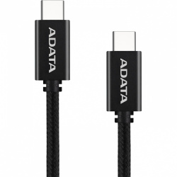 ﻿Adata Cable USB-C Macho - USB-C Macho, 1 Metro, Negro 