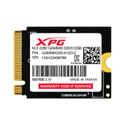 SSD XPG GAMMIX S55 NVMe, 512GB, PCI Express 4.0, M.2 