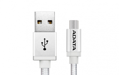 Adata Cable USB A Macho - Micro USB, 1 Metro, Plata 