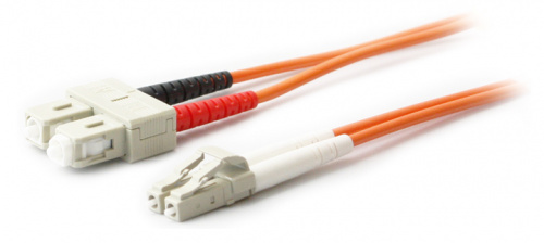 Addon Cable Fibra Óptica OM1 Duplex LC Macho - SC Macho, 62.5/125, 5 Metros, Naranja 