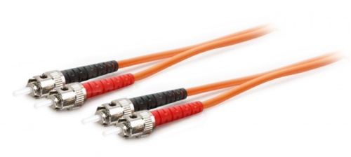 AddOn Cable Fibra Óptica Duplex OM1 ST Macho - ST Macho, 3 Metros, 62.5/125, Naranja 