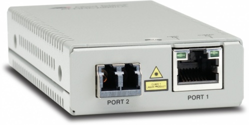 Allied Telesis Convertidor de Medios Gigabit Ethernet a Fibra Óptica LC Multimodo, 1000Mbit/s, 2000 Metros 