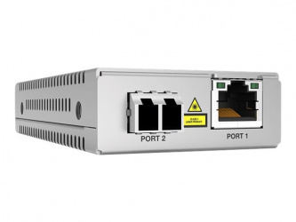 Allied Telesis Convertidor de Medios Gigabit Ethernet a Fibra Óptica LC Monomodo, 1000Mbit/s, 20Km 