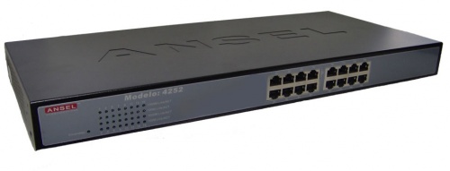 Switch Ansel Gigabit Ethernet 4252, 10/100/1000Mbps, 16 Puertos – No Administrable 