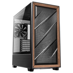 Gabinete Antec FLUX, Midi-Tower, ATX/Micro-ATX/Mini-ITX, USB 2.0/3.0, sin Fuente, 5 Ventiladores Instalados, Negro 