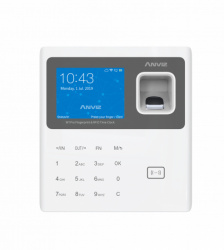 Anviz Control de Acceso y Asistencia Biométrico W1 PRO, 3000 Tarjetas/3000 Huellas, TCP/IP, WiFi 