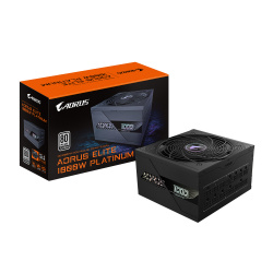 Fuente de Poder AORUS ELITE P1000W 80 PLUS Platinum, Modular, 24-pin ATX, 120mm, 1000W 