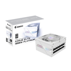 Fuente de Poder AORUS ELITE P1000W 80 PLUS Platinum, Modular, 24-pin ATX, 120mm, 1000W 