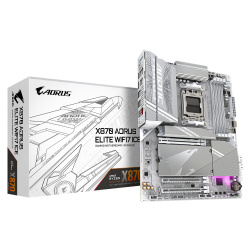 Tarjeta Madre AORUS X870 AORUS ELITE WIFI7 ICE, ATX, Socket AM5, AMD X870, 256GB DDR5, HDMI/DP para AMD 