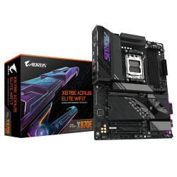 Tarjeta Madre AORUS X870E AORUS ELITE WIFI7, ATX, Socket AM5, AMD X870E, 256GB DDR5, HDMI/DP para AMD 