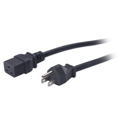 APC Cable de Poder IEC 320 C19 - NEMA 5-15P, 2.5 Metros, Negro 