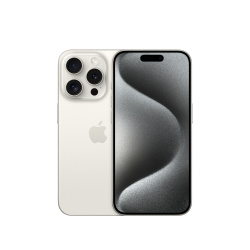 Apple iPhone 15 Pro, 128GB, Blanco ― Enlace FaceTime no Compatible 