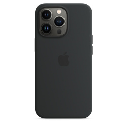 Apple Funda de Silicón con MagSafe para iPhone 13 Pro, Negro 