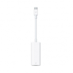 Apple Adaptador Thunderbolt 3 USB-C Macho - Thunderbolt 2 Hembra, Blanco, para MacBook 