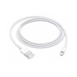 Apple Cable Lightning - USB-A Macho, 1 Metro, Blanco 