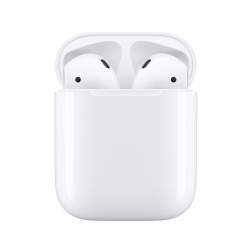 Apple AirPods (2da. Generación), Inalámbrico, Bluetooth, Blanco - incluye Estuche de Carga Alámbrico 