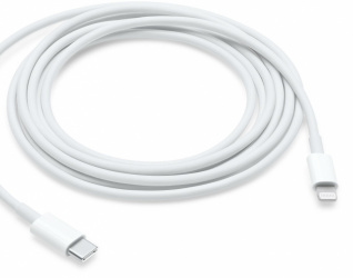 Apple Cable USB C Macho - Lightning Macho, 2 Metros, Blanco 