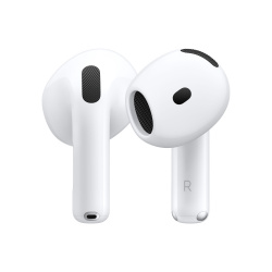 Apple AirPods (4ta. Generación), Inalámbrico, Bluetooth, Blanco - Incluye Estuche de Carga MagSafe 