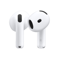 Apple AirPods (4ta. Generación), Inalámbrico, Bluetooth, Blanco - Incluye Estuche de Carga MagSafe, Con Cancelación Activa de Ruido 