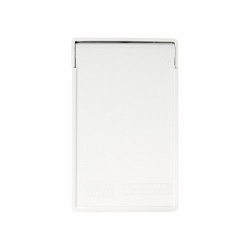 Arrow Hart Tapa para Intemperie S2966W-SP, 1 Puerto, Blanco 