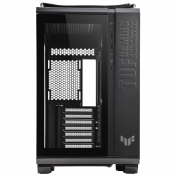 Gabinete ASUS TUF Gaming GT502 con Ventana, Midi-Tower, ATX/Micro-ATX/Mini-ITX, USB 3.2, sin Fuente/Ventiladores Instalados, Negro 