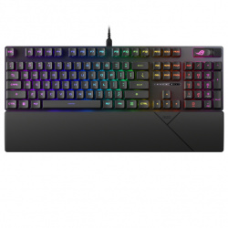 Teclado Gamer ASUS ROG Strix Scope II RX RGB, Teclado Mecánico, Switch RX, Alámbrico, Negro (Inglés) 