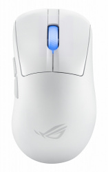 Mouse Gamer ASUS Óptico ROG Keris II Ace, Inalámbrico, RF + Bluetooth, 42.000 DPI, Blanco 