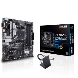 Tarjeta Madre ASUS Micro ATX PRIME B550M-A AC, S-AM4, AMD B550, HDMI, 128GB DRR4, para AMD 