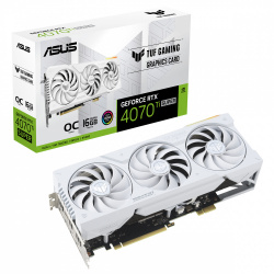 Tarjeta de Video ASUS TUF Gaming NVIDIA GeForce RTX 4070 Ti SUPER BTF White OC, 16GB 256-bit GDDR6X, PCI Express 4.0 ― ¡Compra y obtén de regalo Star Wars Outlaws! Un código por cliente 