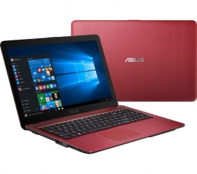 Laptop ASUS VivoBook X541SA-XX324T 15.6'', Intel Pentium N3710 1.60GHz, 4GB, 500GB, Windows 10 Home 64-bit, Rojo 