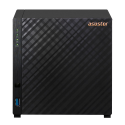 Asustor DRIVESTOR 4 NAS de 4 Bahías, 72TB, Realtek RTD1296 1.40GHz, USB 3.2, Negro ― No Incluye Discos Duros 